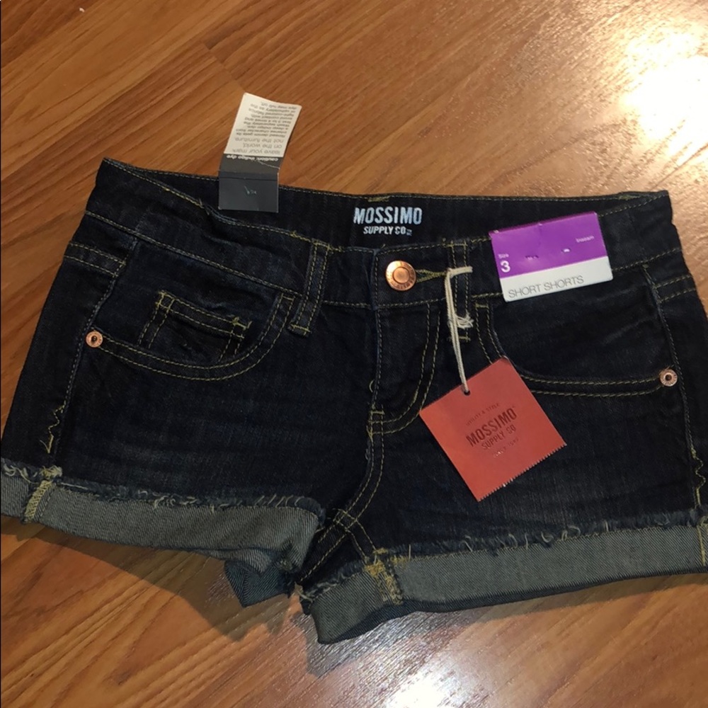 Denim shorts